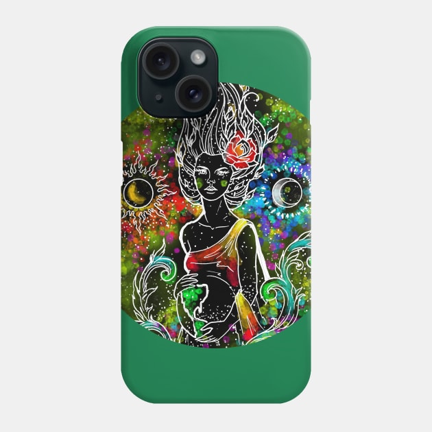 Mother Nature ( Earth ) Phone Case by artbysavi