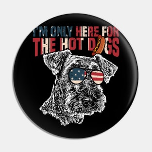 I'm only here for the hot dogs Pin