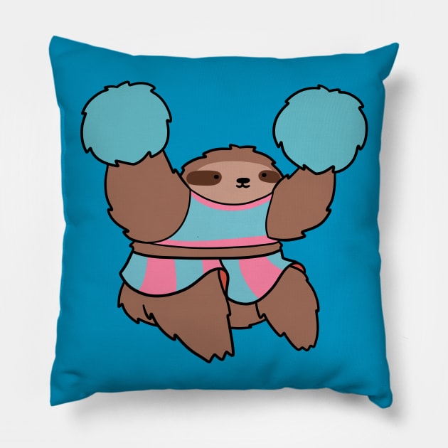 Cheerleader Sloth Pillow by saradaboru