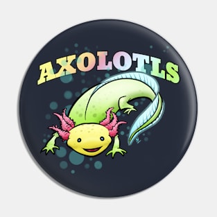 axolotls mascot Pin