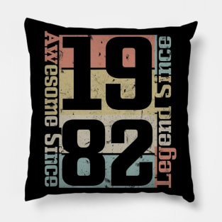 38th Birthday Gift Idea Awesome Since 1982 Pillow