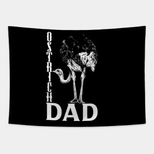 Ostrich lover - Ostrich Dad Tapestry