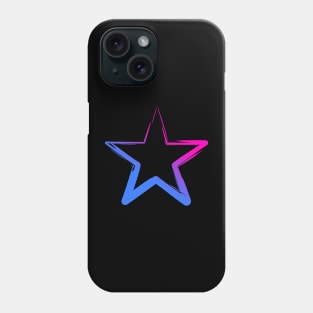 Star Shaped Abstract Brush Phone Case