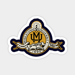 Retro Vintage Miskatonic University College Magnet