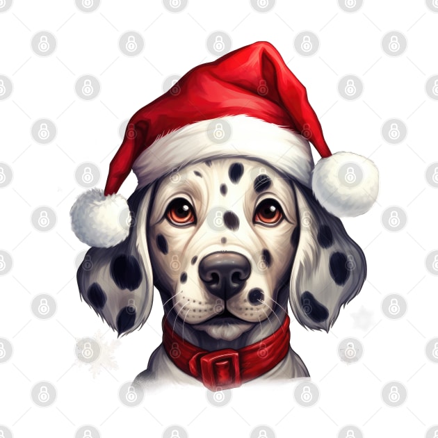 Dalmatian dog christmas by MZeeDesigns