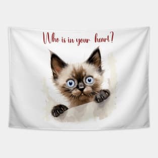 Siamese Cat Lover Tapestry