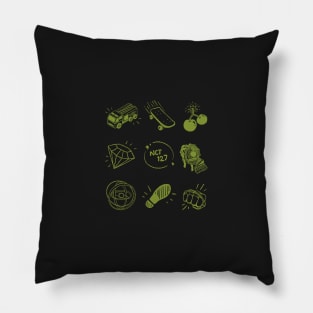 NCT 127 icons ver. 1 Pillow