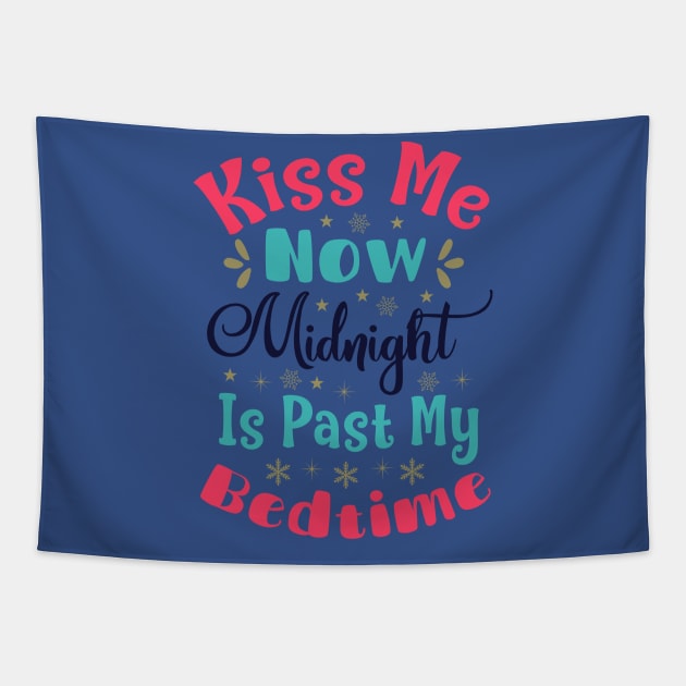 Kiss Me Now Midnight Is Tapestry by holidaystore