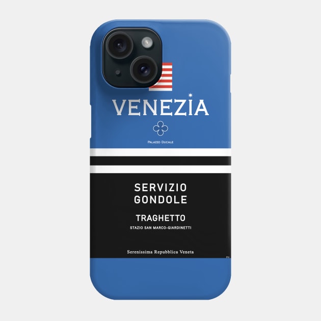 Venise Venezia Motoscafi Vaporetto Gondole Rialto San Marco Phone Case by PB Mary