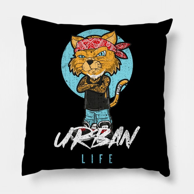 Urban Life Pillow by Screamingcat