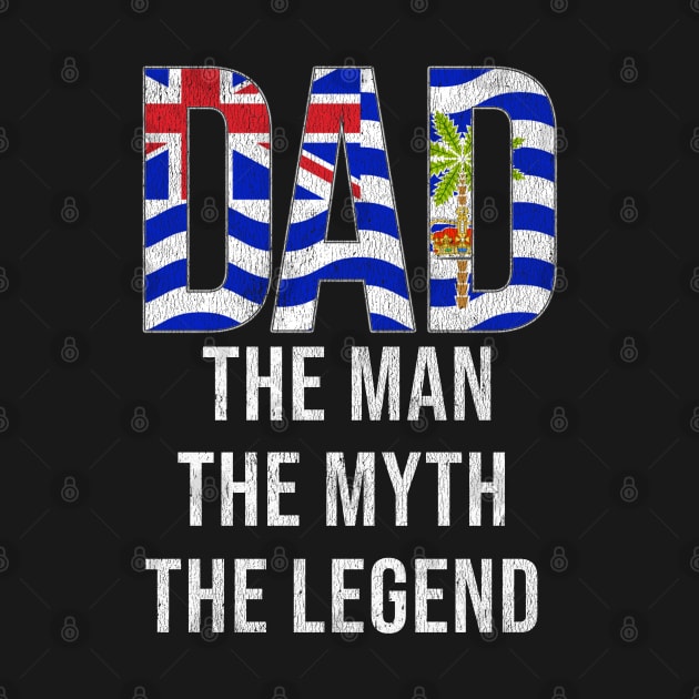 Biot Dad The Man The Myth The Legend - Gift for Biot Dad With Roots From Biot by Country Flags