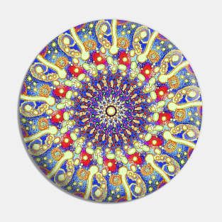 PRETTY ART MANDALA #22 Pin