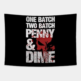 One Batch Two Batch penny dime Tapestry