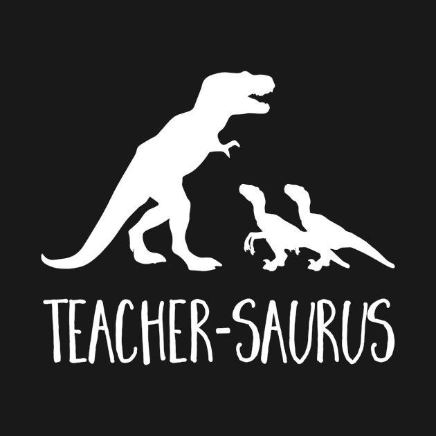 Teachersaurus Funny Trex  Raptor Animal School by marjaalvaro