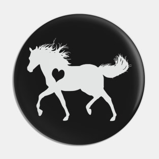 Adore Horses Pin