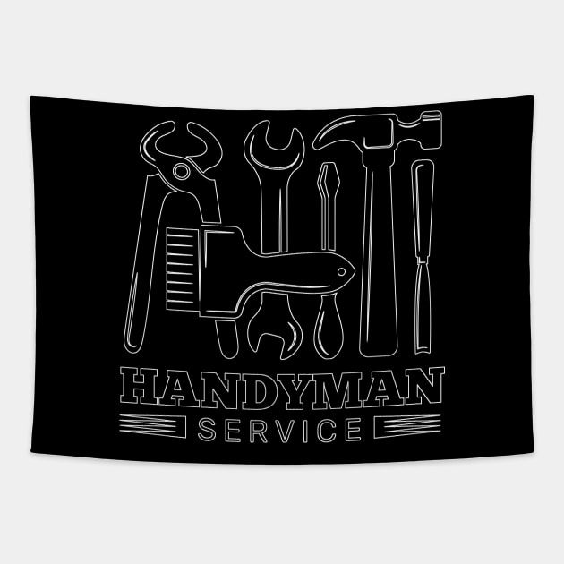 Handyman repair service 3 Tapestry by neteor