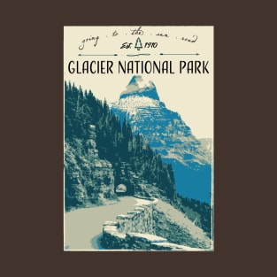 Glacier National Park - Going to the Sun Road T-Shirt