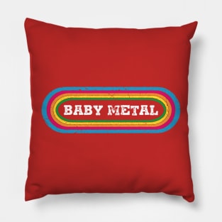 rainbow baby metal Pillow