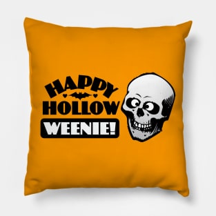 Happy Halloween Skull Pillow