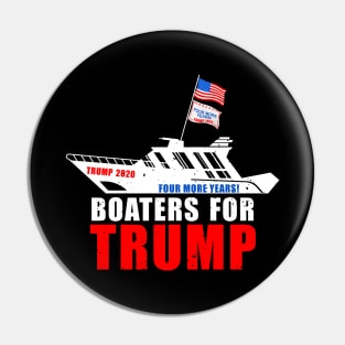 Boaters For Trump 2024 Pin