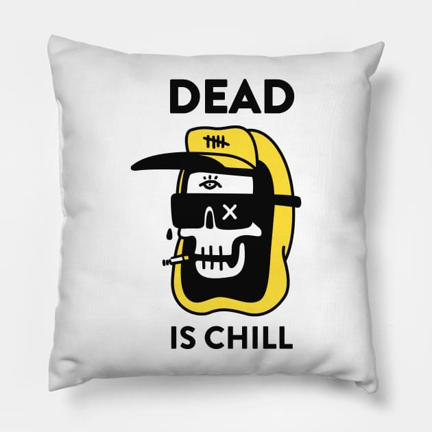 Dead is Chill Pillow by Peter Ricq