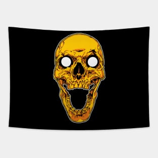 Skull Face 2 Tapestry