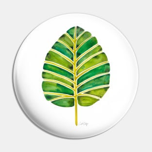 Green Alocasia Pin