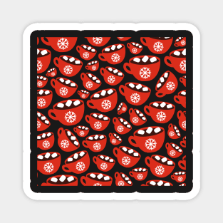 Hot chocolate pattern Magnet