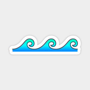 Simple Blue Wave Magnet