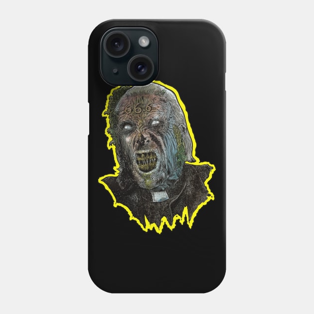 Demonic Zombie Priest Phone Case by rsacchetto