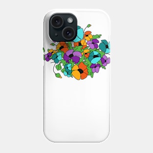 Colorful flowers Phone Case