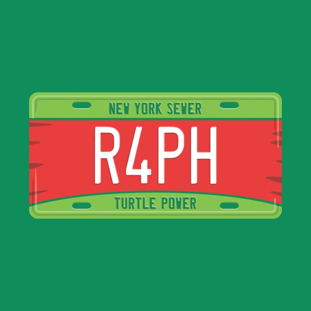 Raphael License Plate by DCLawrenceUK