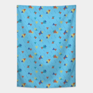 Colorful Triangles Pattern Tapestry