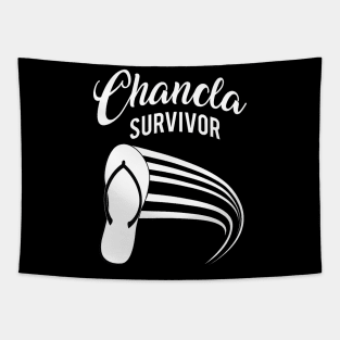 Chancla Survivor Hispanic Culture Tapestry