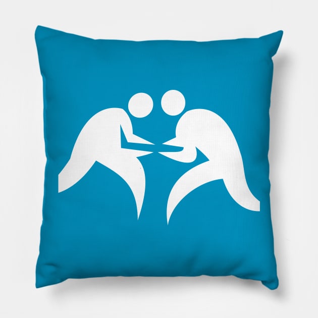 Wrestling Pillow by vladocar