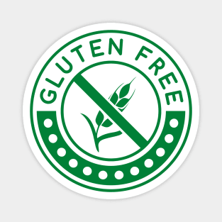 Gluten Free Green logo Magnet