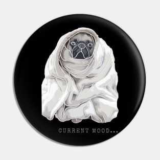 Pug in a Blanket Pin