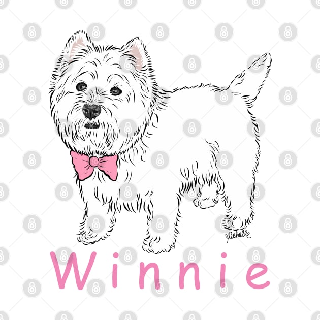 Winnie the Westie (please message me BEFORE you order to add your own name) by MichellePhong