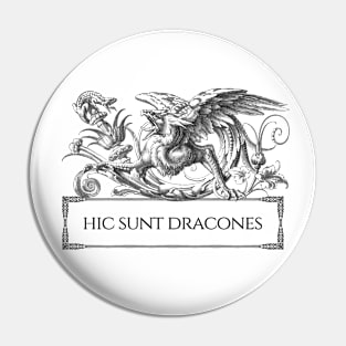 Here Be Dragons Pin