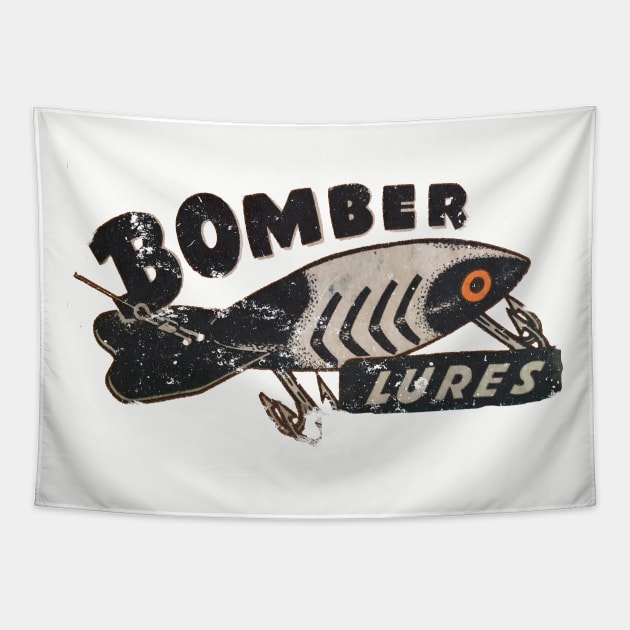 Bomber Lures Tapestry by retrorockit