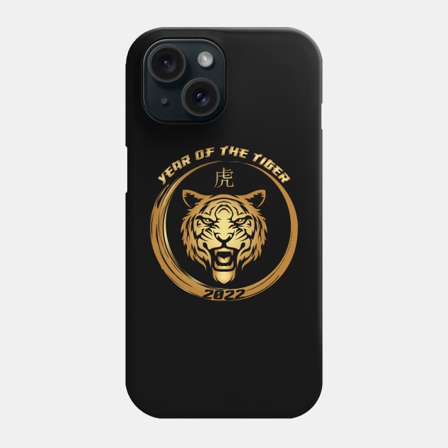 Happy Chinese New Year of the Tiger 2022 Chinese Zodiac Phone Case by stuffbyjlim