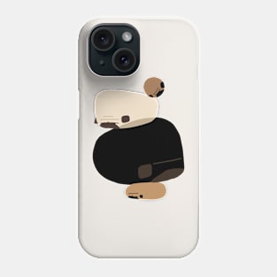 Balance Rock Abstract Pug Phone Case