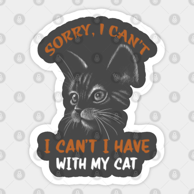 Sweet Cat Susse Katze Sweet Cat Sticker Teepublic