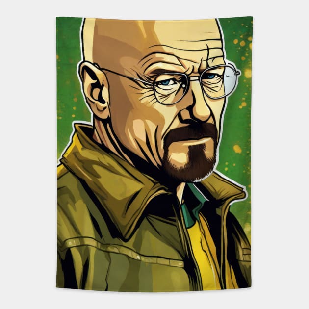 Walter White - Breaking Bad Tapestry by Buff Geeks Art