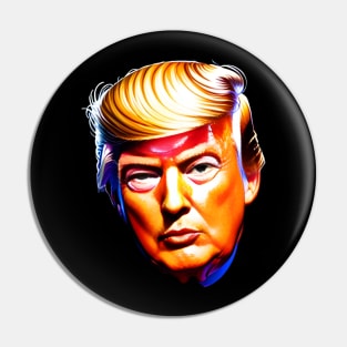 Silent Trump: A Mime's Monologue Pin