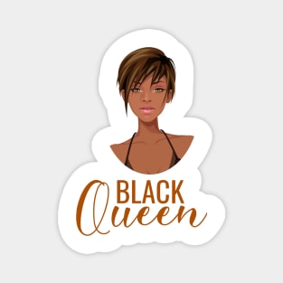 Black Queen, Black Woman, African American Woman Magnet