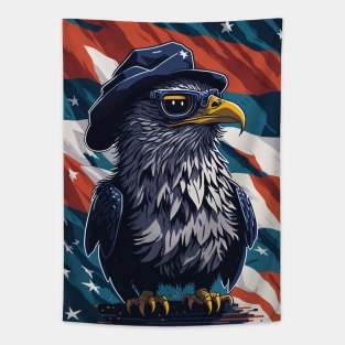 Patriotic Eagle Tapestry