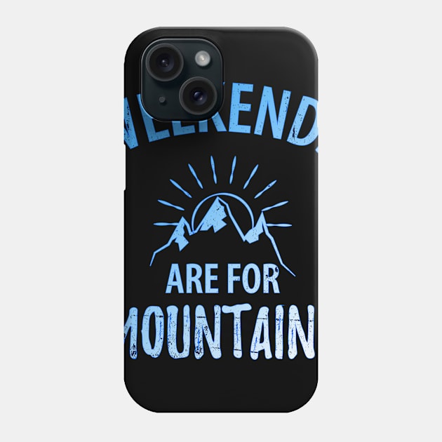 Mountains Hiking Phone Case by Johnny_Sk3tch