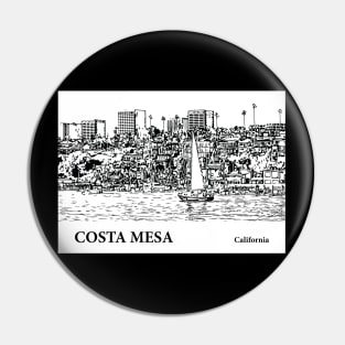 Costa Mesa California Pin