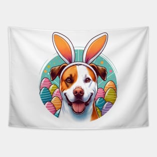 Segugio Italiano with Bunny Ears Celebrates Easter Day Tapestry